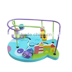 Funny Wooden String Beads Toy for Kids thumbnail-1