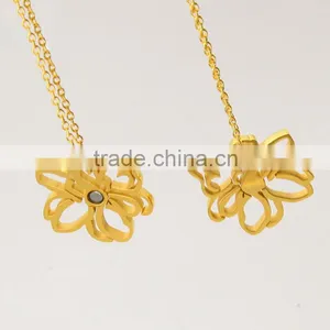 New Product Pendant With Gold Magnet Flower for Mother Necklace thumbnail-6