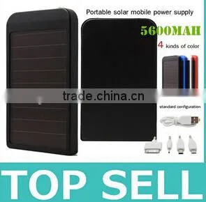 Solar Battery 5600MAH Mobile Phone Power Bank External Battery Charger for IPhone Samsung Series thumbnail-1