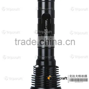 Rechargeable Telescopic Police Security LED Flashlight thumbnail-1