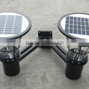 JR-2602 Outdoor Black Solar Wall Lamp Solar Garden Light thumbnail-4