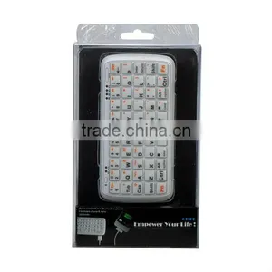 New Design 2 in 1 Portable Wireless Bluetooth 3.0 Qwerty Gaming Mini Keyboard With Rechargeable 5000 MAh Power Bank for Iphone thumbnail-5