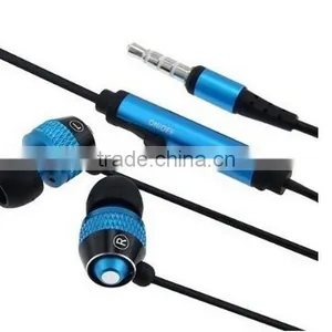 Branded Handsfree Metal Earphones With Mic thumbnail-2