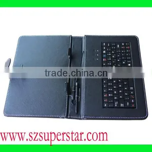 9 Inch Keyboard Leather Case for Tablet pc thumbnail-1
