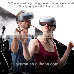 Wholesale Deepoon M2 High Resolution 9D vr 2560 x 1440 All-in-one Virtual Glasses for WIFI and Bluetooth Connected vr Headset thumbnail-1