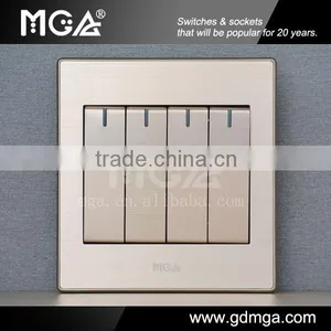 MGA Q7L Series 4 Gang 2 Way Push Button Switch thumbnail-1