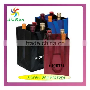 4 Bottle Non-woven Wine Bottle Bag For Sale thumbnail-1