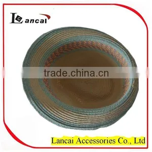 2016 Wholesale Multi Colour Straw Trilby thumbnail-4