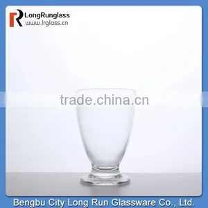 LongRun Christmas Decoration Floral Stemed Glass Container Ice Cream Glass Bowl thumbnail-1