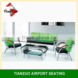 Chrome Frame Stainless Steel Modern Office Sofa (TZ-B14) thumbnail-1