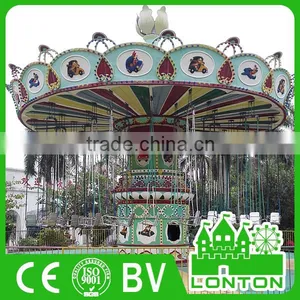 Thrill Outdoor Sky Chair Game Fairground Rides Electric Swing Carousel Chair For Sale thumbnail-4