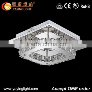 Modern Crystal Led Chandelier Ceiling Mounting Light Fixture thumbnail-1