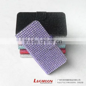 New Flashing Diamond PU Leather Case For Mobile Phone thumbnail-1