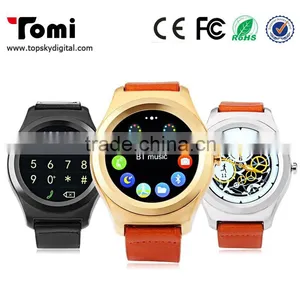 1.3" Touch Screen Smart Watch Q2 MTK2502 Support Heart Rate for os and Android Phone thumbnail-1