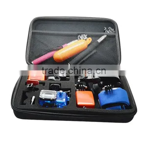 13 in 1 Action Camera Accessories Storage Case Chest Strap Holder Monopod Accessories Set Kit For Gopros SJCAM thumbnail-6