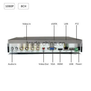 8CH HVR Support Analog /1080P IP Camera Hybrid HD DVR thumbnail-2