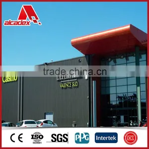 Supermarket Wall Cladding Panel Exterior Facade Cladding Aluminum Composite Panel thumbnail-1