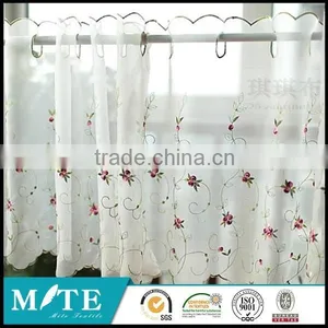 African Good Price and High Quality Curtain Design White Sheer and Voile Curtain thumbnail-1