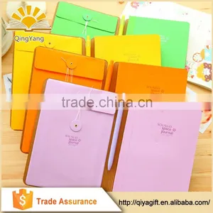 Hardcover Ruled Notebook With Custom Logo and File Holder thumbnail-1
