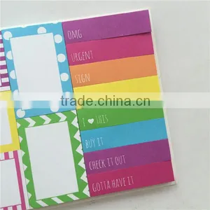 Cartoon Characters Paper Bookmark Sticky Notes thumbnail-3