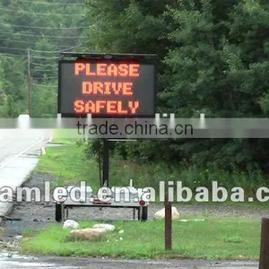 Traffic Signs P10 Single Yellow Color Led Display/led Screen/led Message Electronic Traffic Signs thumbnail-4