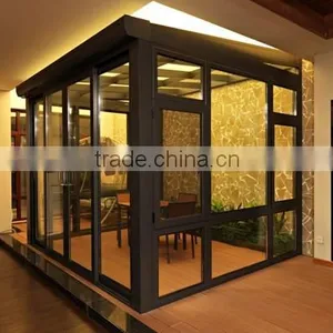 2016 Modern Design Aluminum Glass Sun Room Price With Thermal Break thumbnail-5