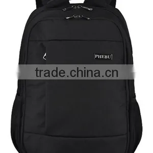 Classic Black Sports Laptop Backpack thumbnail-2