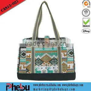Beautifully Printed OEM Production Canvas Tote Bag(CAS15-027) thumbnail-1