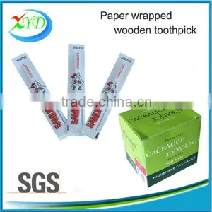 2016 Lowest Price High Sales Paper Wrapped Toothpick in China Factory thumbnail-1