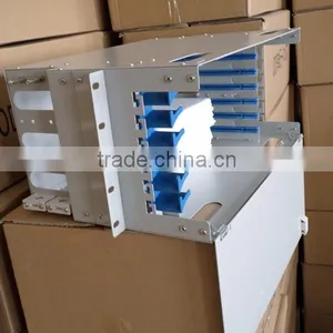 China Supplier Fiber Optic Equiment 19 Inch Rack Mounted ODF Unit Box 72 Core thumbnail-2