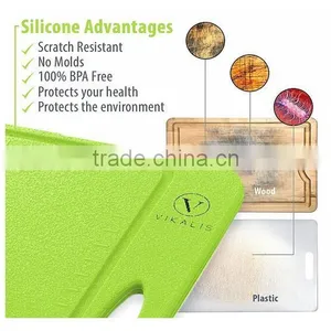 2016 New Style no Mold Fancy Folding Silicone Plastic Cutting Board thumbnail-3