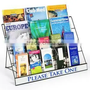 Counter Top Metal Magazine Display Rack Hot Sale thumbnail-1