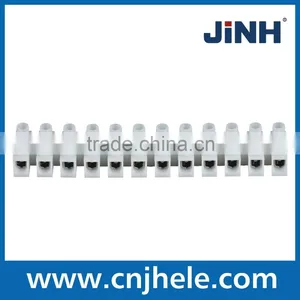 H U Type 12 Poles PE PP PA Plastic Feed Through Terminal Blocks thumbnail-4