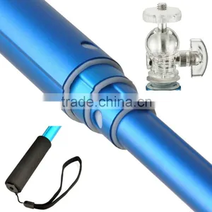 Plug and Play 3.5mm Handheld Monopod W/ Adjustable Mount Holder For Smart Phones thumbnail-6