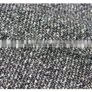 Wholesale Gold Metallic Woven Jacquard Wool Fabric, Woven Dress Fabric for Girls thumbnail-5