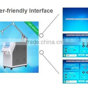 Laser Tattoo Removal Equipment 2016 Hot Sell Products 1064/532nm Q-switched Nd:YAG Laser/q Pigmented Lesions Treatment Switch Nd Yag Laser Tattoo Removal Laser Machine thumbnail-4