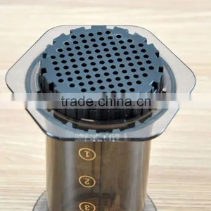 Portable Stainless Steel + Glass French Press Coffee Machine Shell Car/wild Outdoor Coffee Coffee Maker+filter thumbnail-4