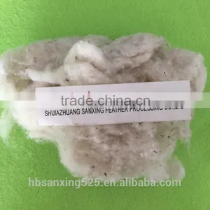 NEW !! 100% Wool Noils, 24-26 Mic, Natural White Color thumbnail-1