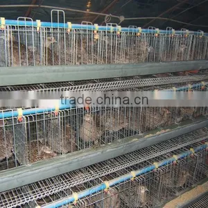 6 Tires 400 Automatic Quails Cage One Side/6 Tiers Two Sides 800 Quails Cages thumbnail-1