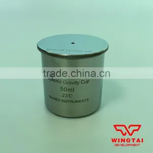 High Precision 50ml Capacity Stainless Steel/Aluminum Density Cup thumbnail-4