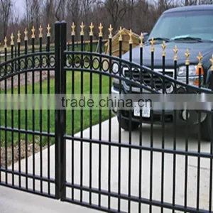 Aluminum/ Wrought Iron/galvanized Powder Coated Steel/Iron Arched Gates thumbnail-5