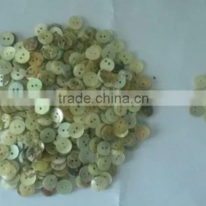 Natural Chinese 2 Holes Agoya Shell Buttons thumbnail-2