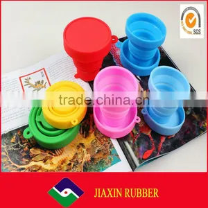 Promotional Portable Mini Drinking Silicone Folding Cup thumbnail-2