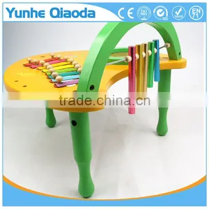 Wooden Musical Percussion Instruments Aeolian Bells Table Xylophone Drum Symbol Noisy /educational Wooden Toy/ thumbnail-5