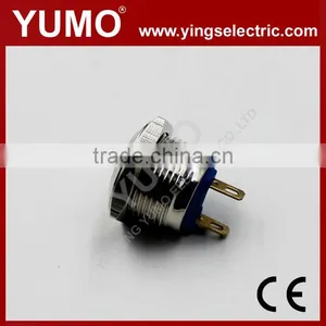 JS16F-10-J-N ROHS 16mm Flat Round 1NO Momentary Screw Terminal 2A/36VDC Push Button Switch Elevator Push Button thumbnail-2