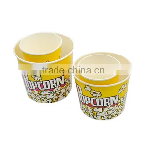 Cheap Eco Food Grade Transparent Plastic Popcorn Bucket With Lid thumbnail-6