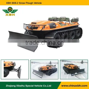 XBH 8x8-2 Amphibious Reversible Snow Plough Shovel Snow Special Car Snow Cleaning Vehicle thumbnail-1