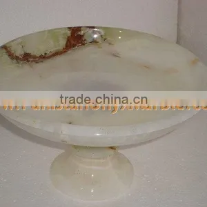 PAKISTAN SUPPLIER Cheap Price ONYX FRUIT TRAYS HANDICRAFTS thumbnail-1