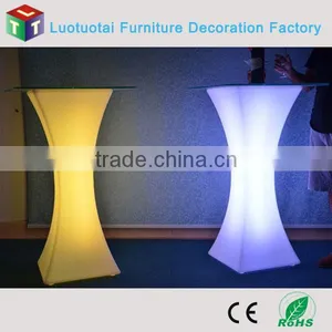 Illuminated Light up High Top Led Tea/coffee/cocktail Table thumbnail-4