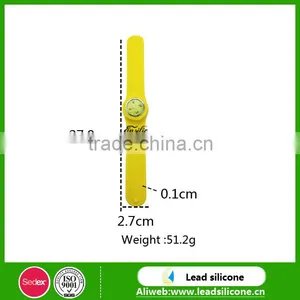 Customized Child Silicone Wirst Slap Watch thumbnail-3